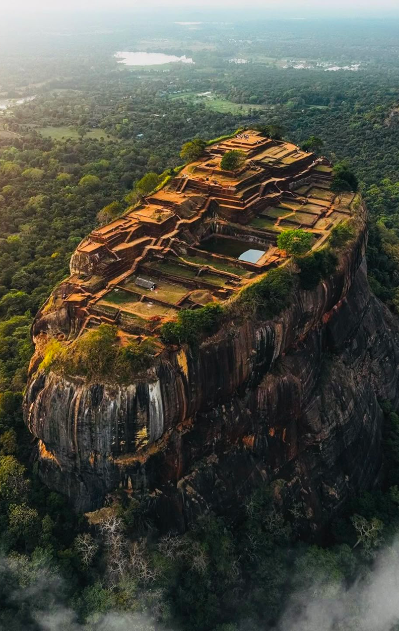 Sri Lankan rainforest landscape